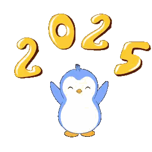 Penguin Holding 2025 Sticker