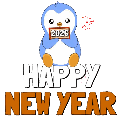 Penguin Holding 2026 Sign Sticker