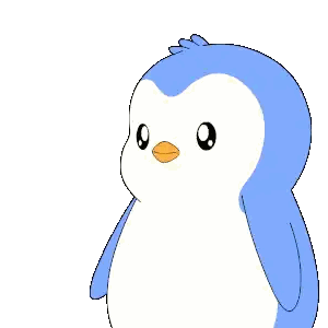 Penguin Holding Brain Saying You Dropped This Sticker