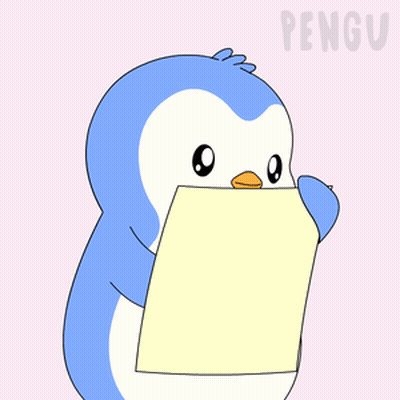 Penguin Holding Have A Nice Day Sign GIF
