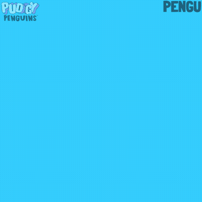 Penguin Holding Heart Envelope