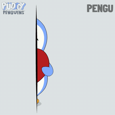 Penguin Holding Heart Saying For You GIF