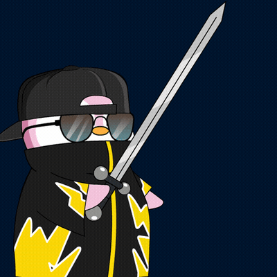 Penguin Holding Lightsaber Saying Don't Mess With Me GIF