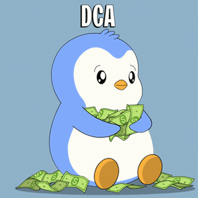 Penguin Holding Pile of Money Under DCA
