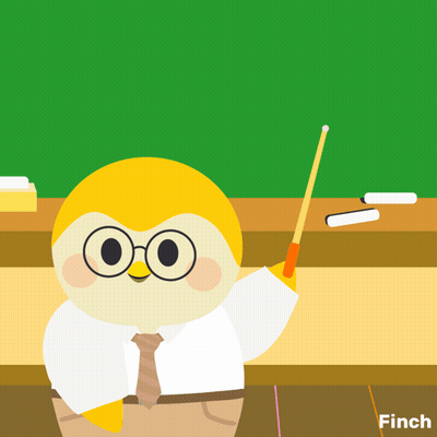Penguin Holding Pointer In Front Of Welcome Sign GIF