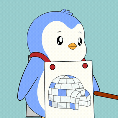 Penguin Holding Sign Saying Believe GIF