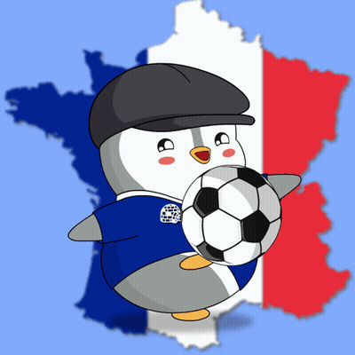 Penguin Holding Soccer Ball GIF