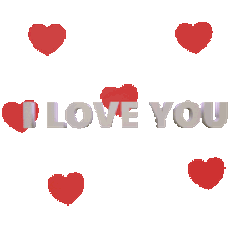 Penguin I Love You Sticker GIF
