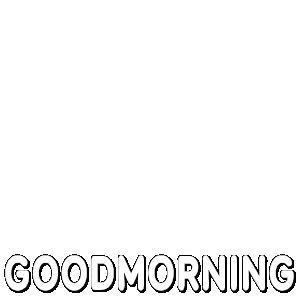 Penguin In Coffee Cup Good Morning Sticker