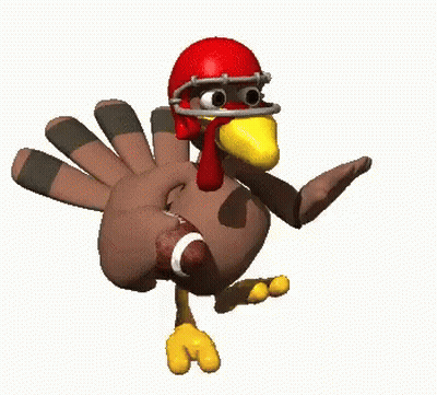 Penguin In Football Helmet Saying Play Like A Raven GIF