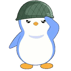 Penguin In Green Checkered Hat Sticker