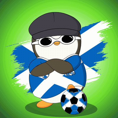 Penguin In Hat And Sunglasses Holding Soccer Ball GIF