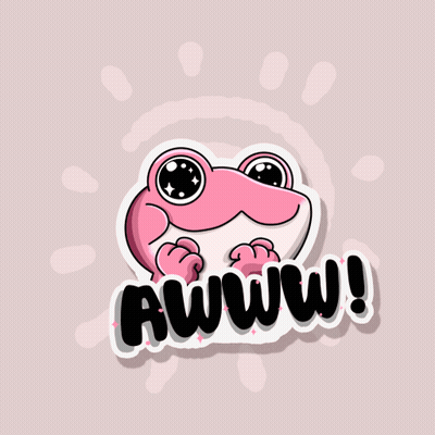 Penguin In Pink Sweater And Orange Hat GIF