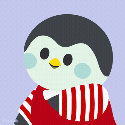 Penguin In Striped Shirt Saying Oh Really GIF