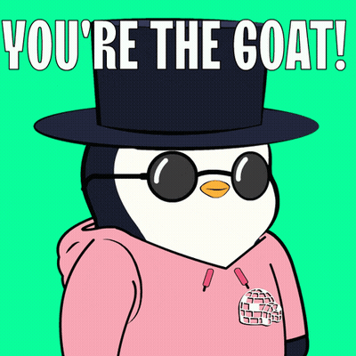 Penguin In Top Hat And Sunglasses Says You're The Coat GIF