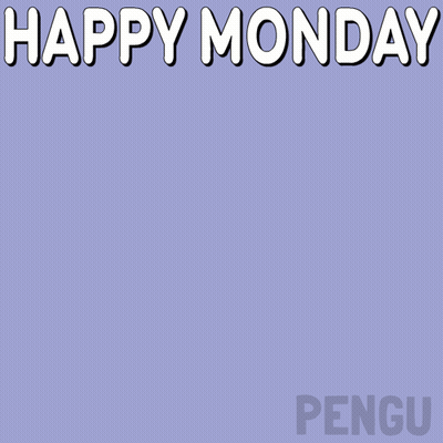 Penguin In Top Hat Happy Monday GIF