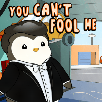 Penguin In Tuxedo You Can't Fool Me GIF