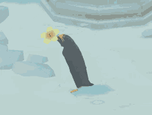 Penguin Isle Game Planting Flower GIF