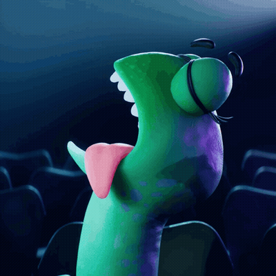 Penguin Laying On Couch Saying Bonne Nuit My Pet I Love You GIF