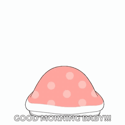 Penguin Laying On Pillow Saying Good Morning GIF