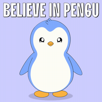 Penguin Saying Believe In Pengu GIF