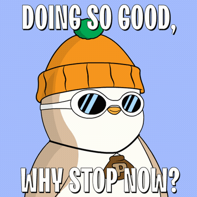 Penguin Saying Doing So Good In Sunglasses And Beanie GIF