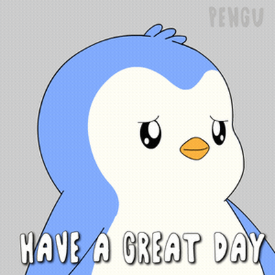 Penguin Saying Have A Great Day GIF