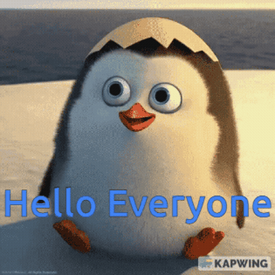 Penguin Saying Hello Everyone GIF