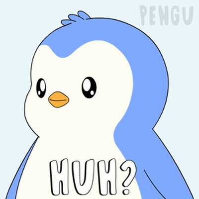 Penguin Saying Huh GIF