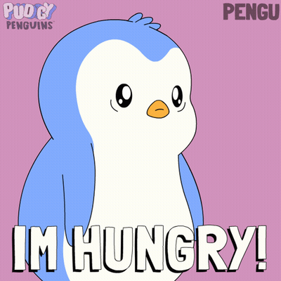 Penguin Saying I'm Hungry GIF