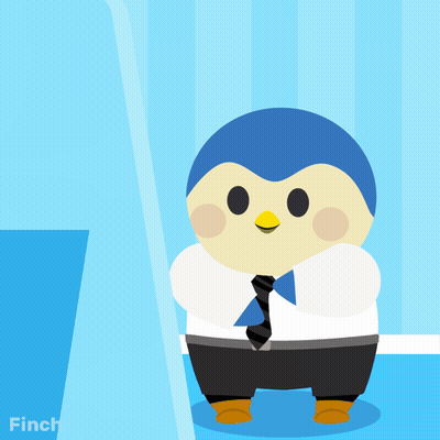 Penguin Saying Lookin Good GIF