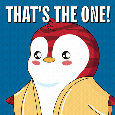 Penguin Saying That's The One GIF