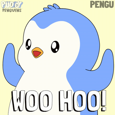Penguin Saying Woo Hoo GIF