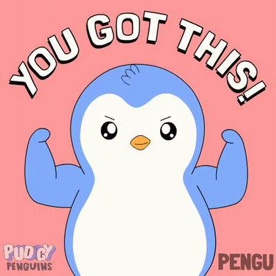 Penguin Saying You Got This GIF