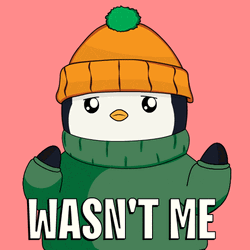 Penguin Says It Wasn't Me GIF