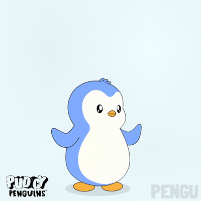 Penguin Sending Hugs GIF