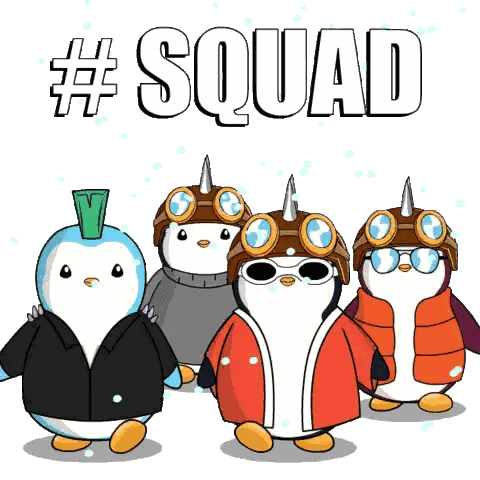 Penguin Squad Sticker