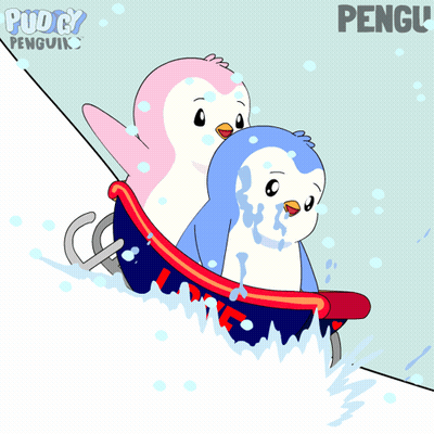 Penguin Standing Next To Coffee Cup Saying Pengu GIF