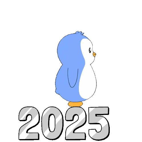 Penguin Standing On Gold Coin 2026 Sticker