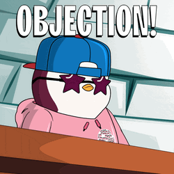 Penguin Suit Sticker Objection GIF