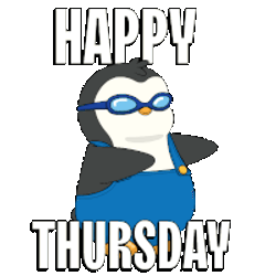 Penguin Thursday Sticker GIF