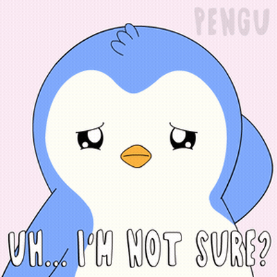 Penguin Uh I'm Not Sure GIF