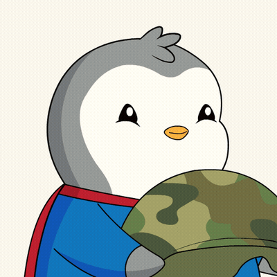 Penguin Wearing Cape and RM Shirt