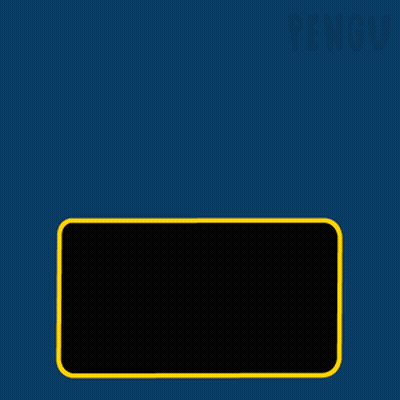 Penguin Wearing Darth Vader Helmet GIF