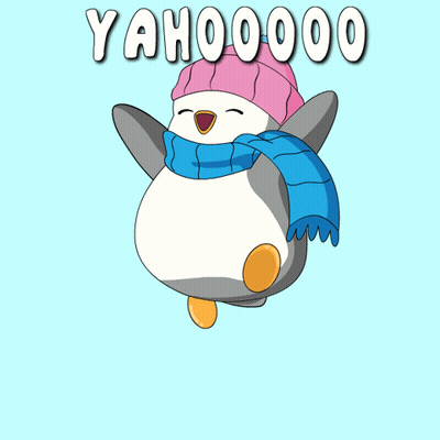 Penguin Wearing Hat And Scarf Yahoo GIF