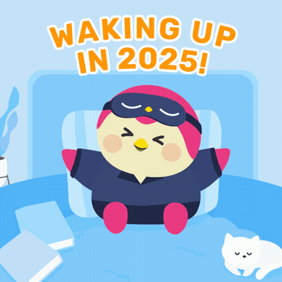 Penguin Wearing Pudge Apron GIF