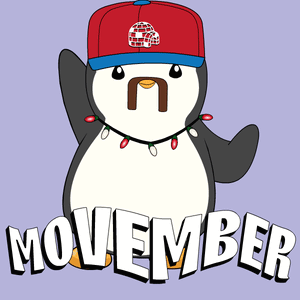 Penguin Wearing Red Hat November GIF