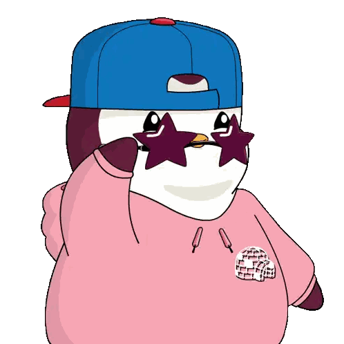 Penguin Wearing Sunglasses And Hat Saying Am The La Sticker