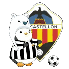 Penguin With Castellon Crest Sticker