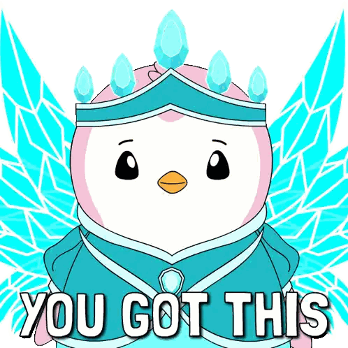 Penguin With Crown And You Got This Sticker